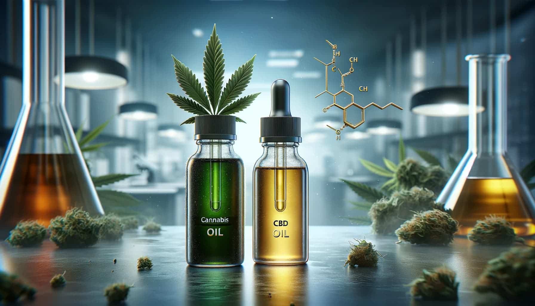 olio di cannabis e olio di CBD