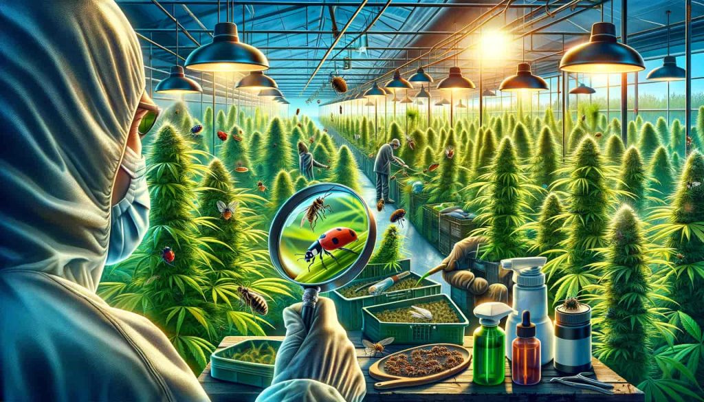 Schädlingsbekämpfung-Cannabis